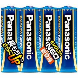 PANASONIC LR6NJ/4SE アルカリ乾電池 EVOLTAネオ 単3形 LR6NJ /4SE (460-8725) 1
