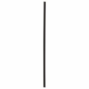 キンダイ GS-53 ストレートストロー(無包装) ブラック (261-9280) 1パック＝500本