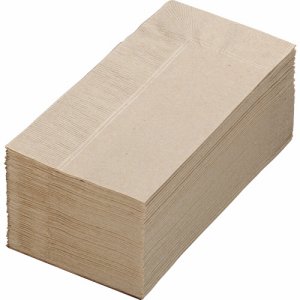 2PU-28C カラーナプキン 2PLY 8つ折 未晒し 汎用品 (365-6273) 1パック＝50枚