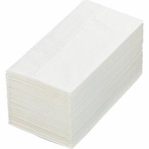 2PLM-50 カラーナプキン 2PLY 8つ折 白無地 汎用品 (269-7697) 1パック＝50枚