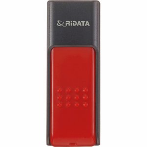 RiDATA RDA-ID50U016GBK/RD ラベル付USBメモリー 16GB ブラック /レッド (580-1510)