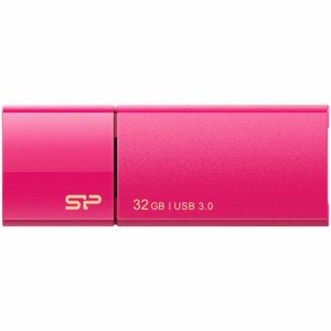 SiliconPower SP032GBUF3B05V1H USB3.0 スライド式フラッシュメモリ 32GB ピンク (484
