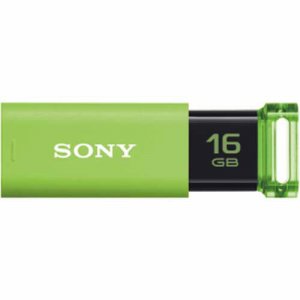 SONY USM16GU G USBメモリー ポケットビット Uシリーズ 16GB グリーン (488-6556)
