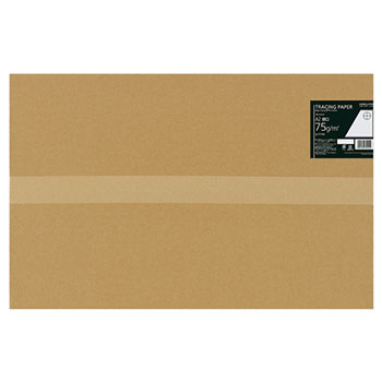 コクヨ セ-T77N 高級ナチュラルトレーシングペーパー厚口 無地 A2 75g/m2 (210-2375) 1冊=100枚