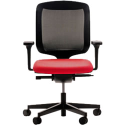 ジロフレックス434チェア レッド 肘付 434-7019RS-477