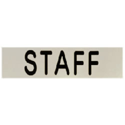ケアンツ 002249 腕章差替えシート STAFF