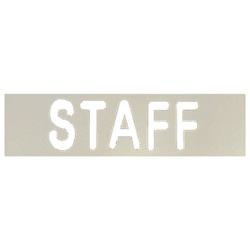 ケアンツ 002256 腕章差替えシート STAFF