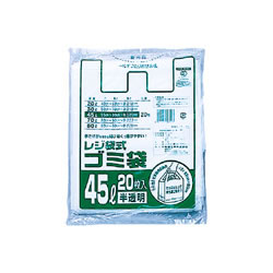 福助 0484237 レジ袋式ゴミ袋 45L