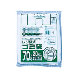福助 0484245 レジ袋式ゴミ袋 70L