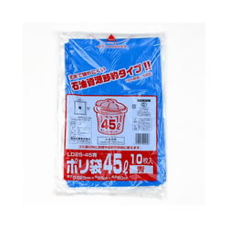 福助 0391549 ポリ袋 青 45L