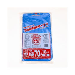 福助 0391621 ポリ袋 青 70L