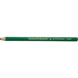 三菱鉛筆 K7600.6 ダーマトグラフ 緑