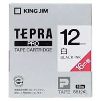 KINGJIM SS12KL PROテープカートリッジ 12mm×16m （013-4392）