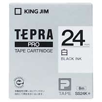 KINGJIM SS24K PROテープカートリッジ 24mm×8m （013-4378）