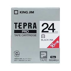 KINGJIM SS24KL PROテープカートリッジ 24mm×16m （013-4415）