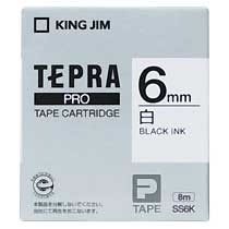 KINGJIM SS6K PROテープカートリッジ 6mm×8m （013-4293）
