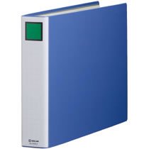 KINGJIM 3405EAアオ キングファイル スーパードッチ【脱・着】イージー (517-4645) A3ヨコ 50mmとじ