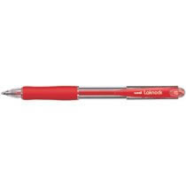 三菱鉛筆 SN10007.15 ノック式油性ボールペン VERY楽ノック 細字 0.7mm 赤 （116-1090）