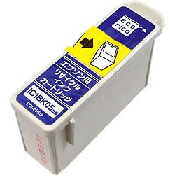 
IC1BK05W エコリカ リサイクルインク ブラック  2本パック（ECI-E05B2P）
 エコリカ リサイクルインク（2本パック）