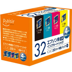 Plaisir PLE-E324P インク 4色パック 汎用品