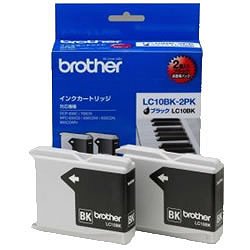 BROTHER LC10BK-2PK インクカートリッジ 黒 1パック＝2個（LC10BK×2）