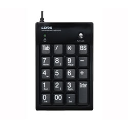 ロアス TNK-SU220BK USBテンキーボード