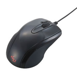 ロアス MUS-CKT48BK ダブルクリックマウス ブラック