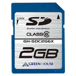 GH GH-SDC2G6X SDメモリーカード 2GB