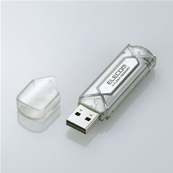 エレコム MF-AU202GSV/RS USBメモリ 2GB