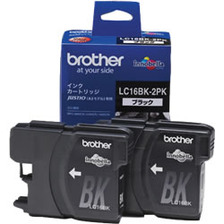 BROTHER LC16BK-2PK 大容量インクカートリッジ 黒2個パック