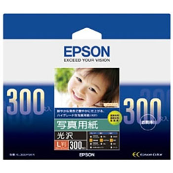 EPSON KL300PSKR 写真用紙<光沢> L判