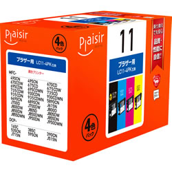Plaisir PLE-BR114P インク 4色パック 汎用品