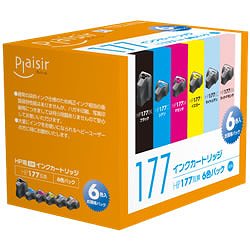 
HP 177シリーズ プレジール 汎用インク 6色セット  BOXパック（PLE-HP1776P）
 プレジール 汎用インク（BOXパック）