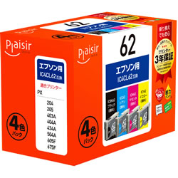 Plaisir PLE-E624P/BOX インク 4色パック 汎用品