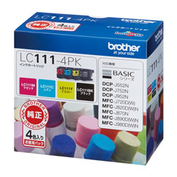 BROTHER LC111-4PK インクカートリッジ お徳用4色パック