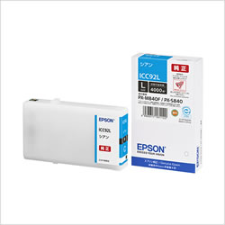 EPSON ICC92L インクカートリッジ シアン Lサイズ