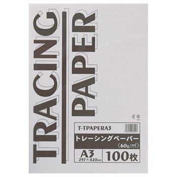 T-TPAPERA3 トレーシングペーパー60g A3 汎用品