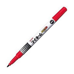 サクラクレパス YK#19 油性マーカー マイネーム 細字 赤