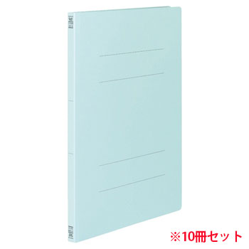 コクヨ フ-V43B フラットファイルV（樹脂製とじ具） A3タテ 150枚収容 背幅18mm 青 10冊