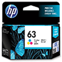 HP F6U61AA HP63 インクカートリッジ カラー