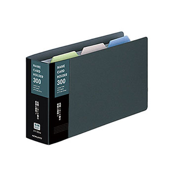コクヨ メイ-30DM 名刺ホルダー(替紙式)2穴 300名 タテ入れ ダークグレー