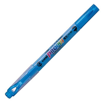 三菱鉛筆 PUS102T.48 蛍光ペン プロパス ウインドウ スカイブルー