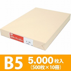 サクラカラーペーパー B5判 薄口 アイボリー色