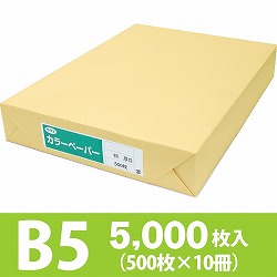 サクラカラーペーパー B5判 厚口 クリーム色