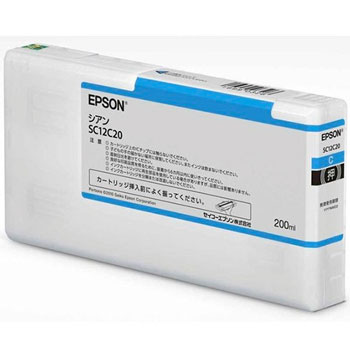 EPSON SC12C20 SureColor用 インクカートリッジ シアン 純正