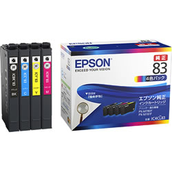 EPSON IC4CL83 インクカートリッジ 4色パック