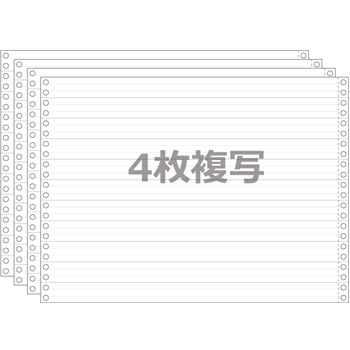 ストックフォーム 15×11 4P 青発色 3ライン 汎用品