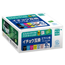 エコリカ ECI-EITH-6P リサイクルインク 6色BOX
