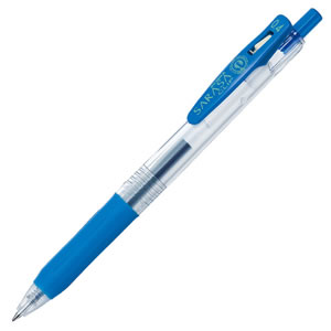 ゼブラ JJS15-COBL ノック式ジェルボールペン サラサクリップ 0.4mm コバルトブルー