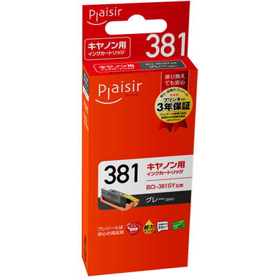 Plaisir PLE-C381GY インク グレー 汎用品 